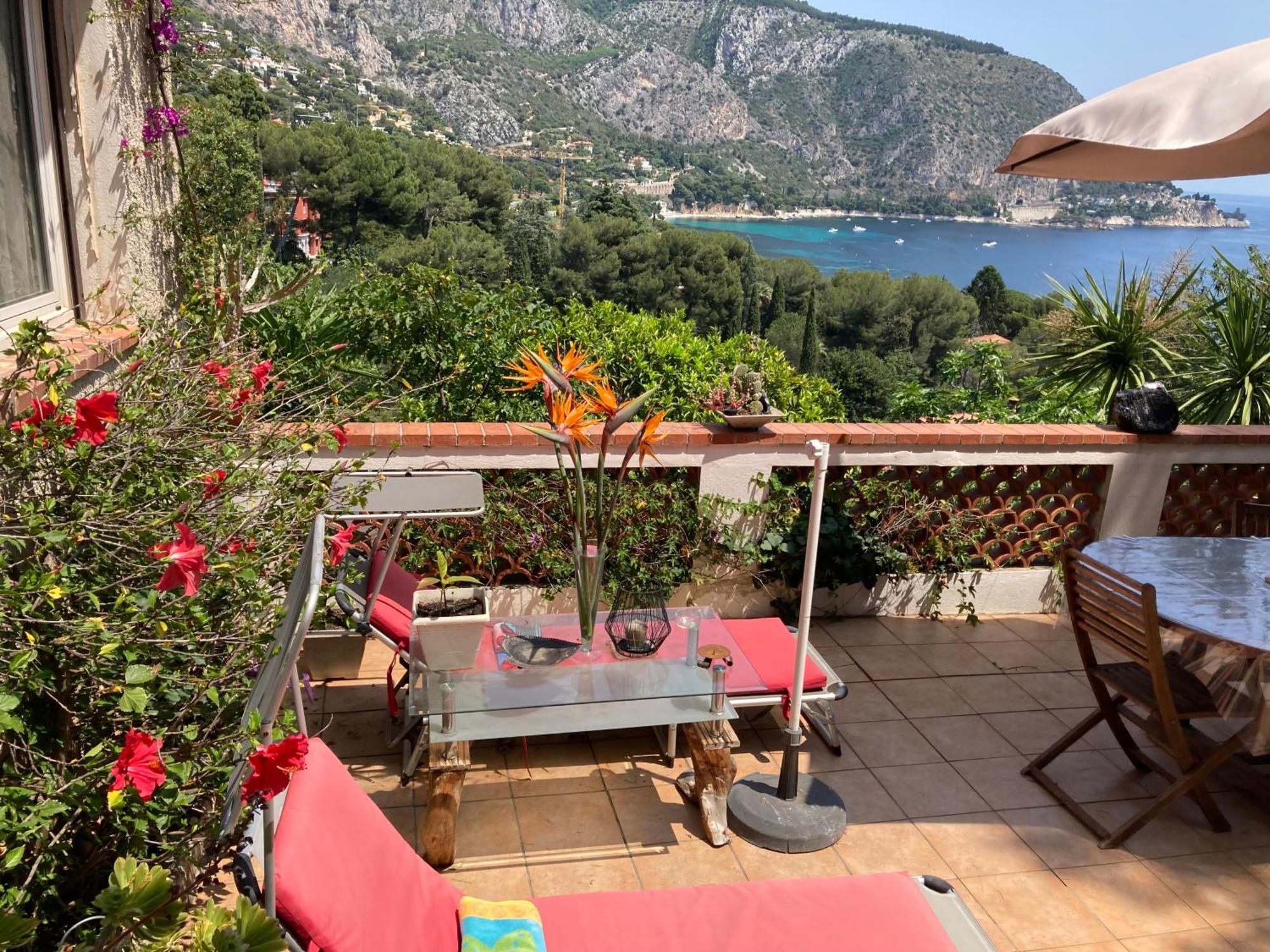 Appartement Independant Dans Villa Eze Bord De Mer Экстерьер фото